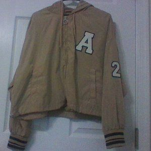 A letter men windbreaker jacket